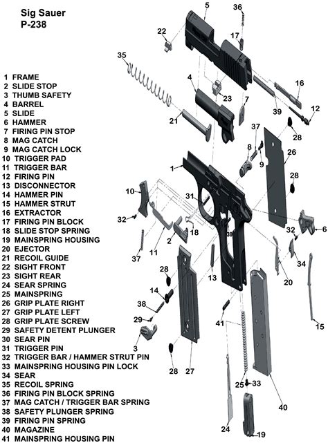 Sig Sauer P238 Parts 